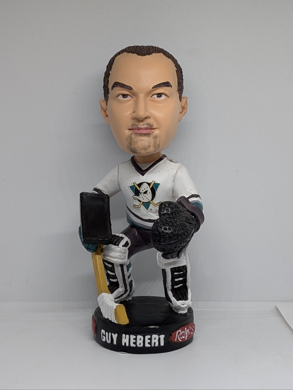 Vintage NHL Anaheim Ducks Guy Herbert bobblehead